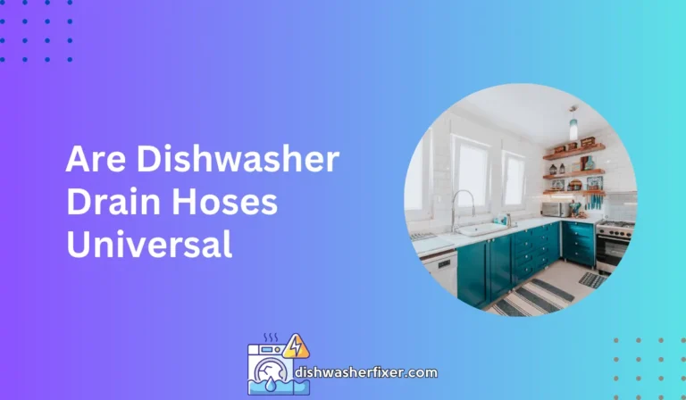 are dishwasher drain hoses universal