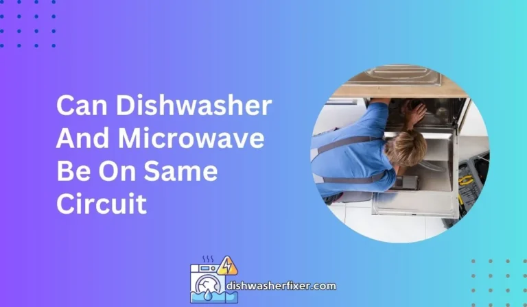 can dishwasher and microwave be on same circuit
