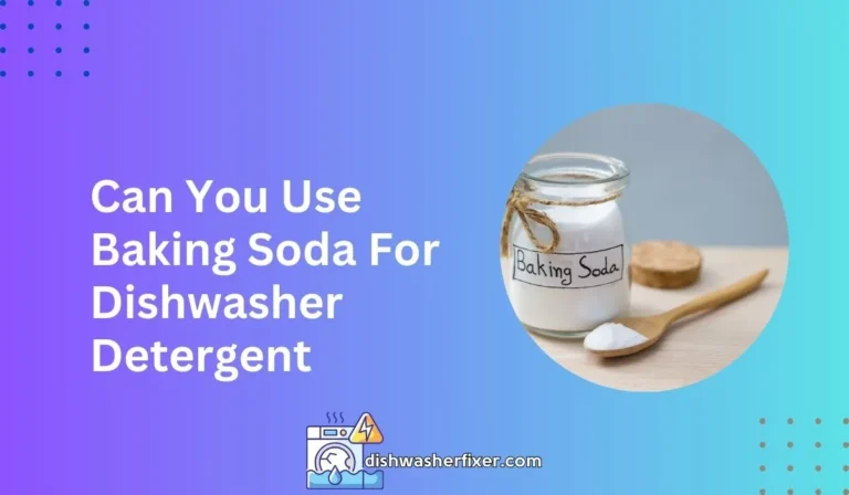 can you use baking soda for dishwasher detergent