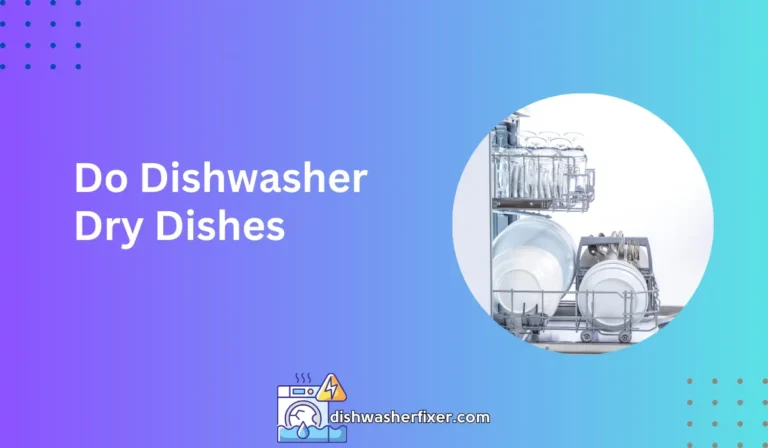 do dishwasher dry dishes