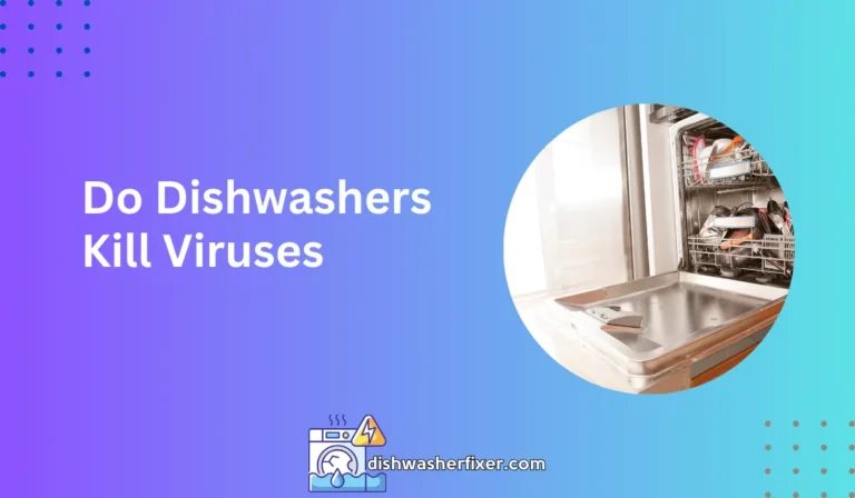 do dishwashers kill viruses