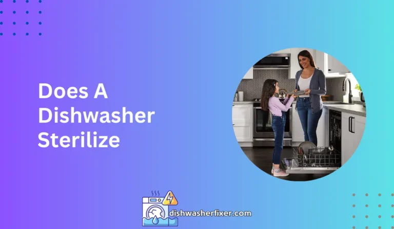 does a dishwasher sterilize