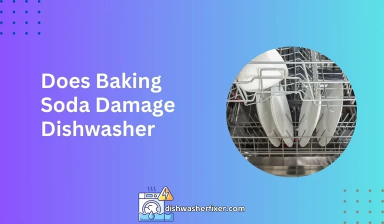 does baking soda damage dishwasher