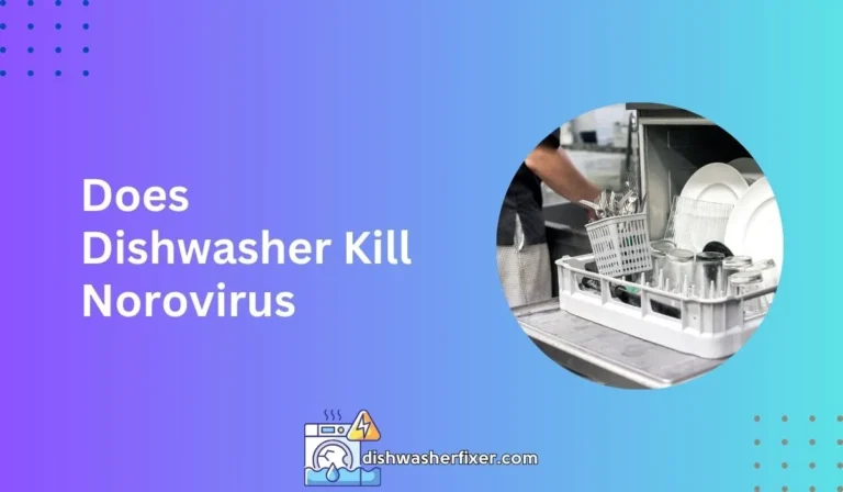 does dishwasher kill norovirus