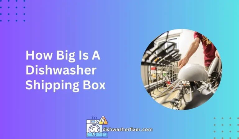how big is a dishwasher shipping box