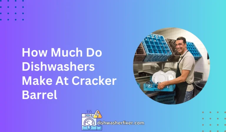 how much do dishwashers make at cracker barrel