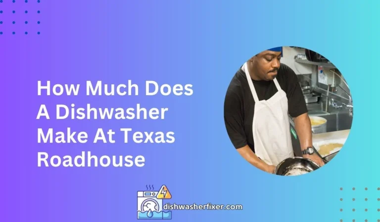 how much does a dishwasher make at texas roadhouse