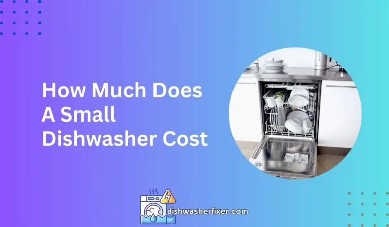 how much does a small dishwasher cost