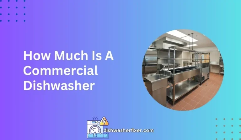 how much is a commercial dishwasher