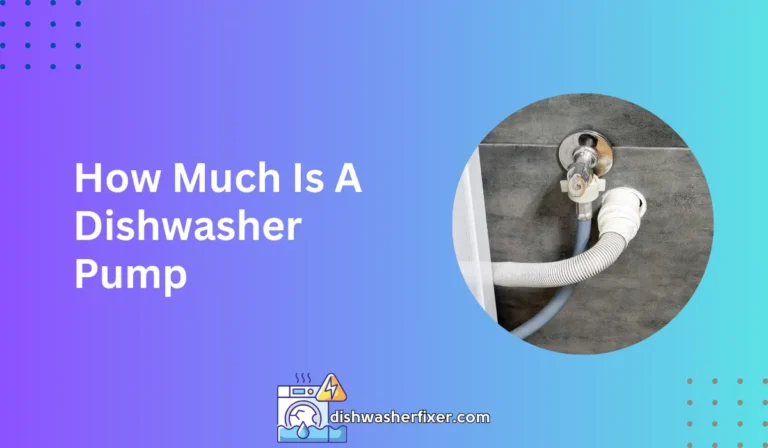 how much is a dishwasher pump