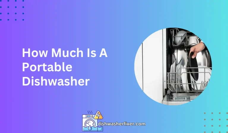 how much is a portable dishwasher