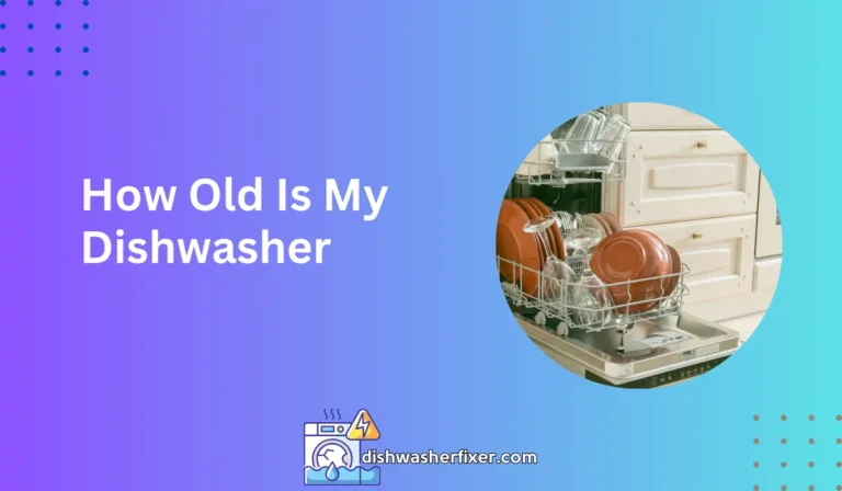 how old is my dishwasher