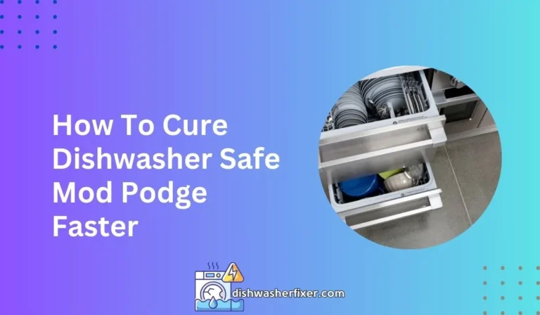 how to cure dishwasher safe mod podge faster