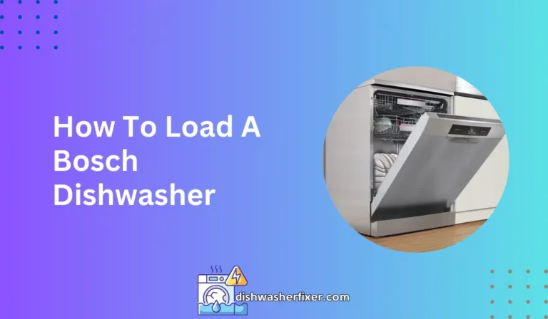 how to load a bosch dishwasher
