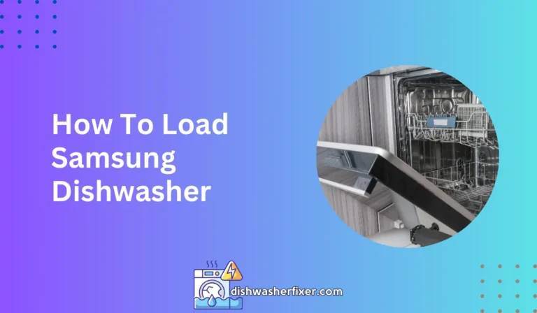 how to load samsung dishwasher