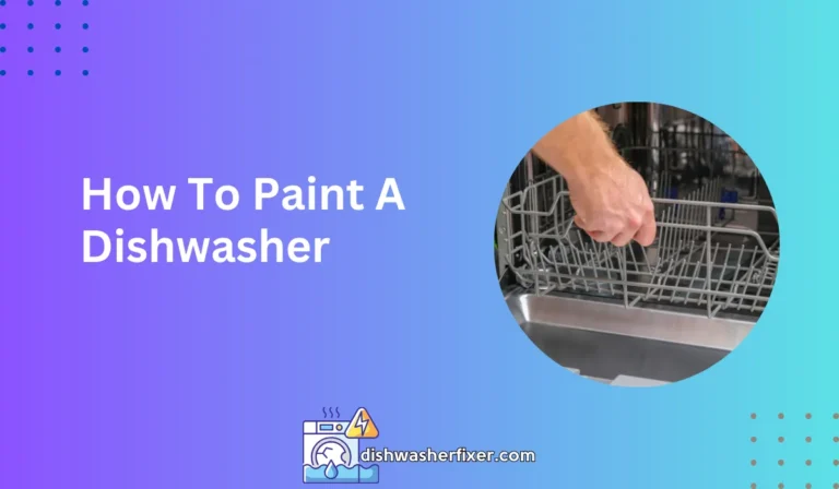 how to paint a dishwasher