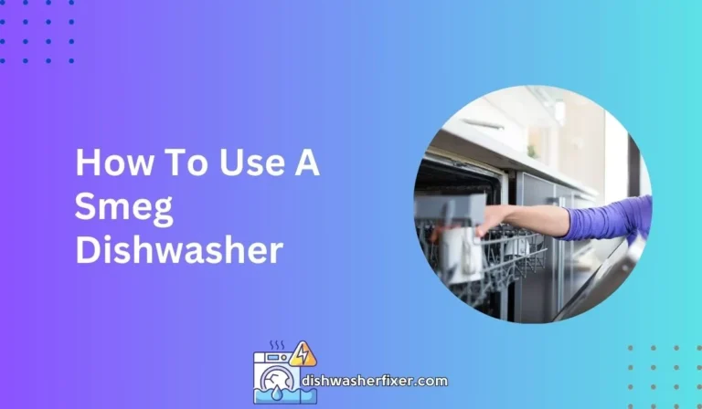 how to use a smeg dishwasher