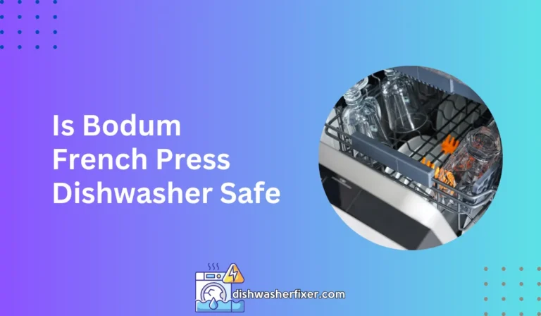 is bodum french press dishwasher safe
