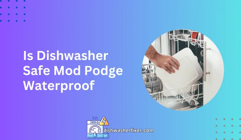 is dishwasher safe mod podge waterproof