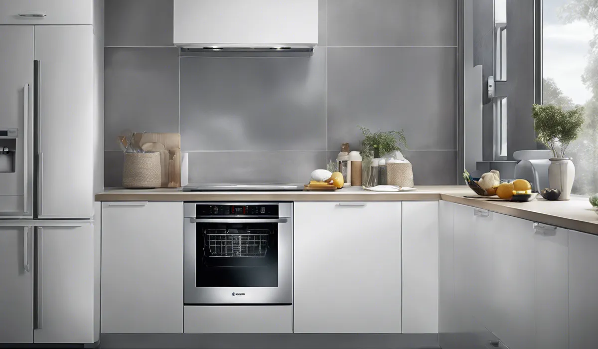 Turning on the Bosch Dishwasher