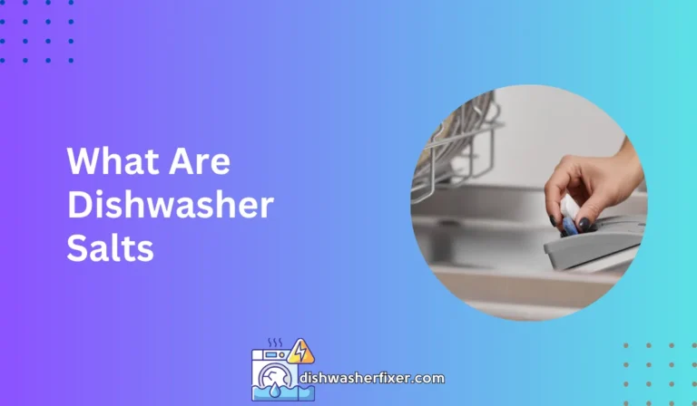 what are dishwasher salts