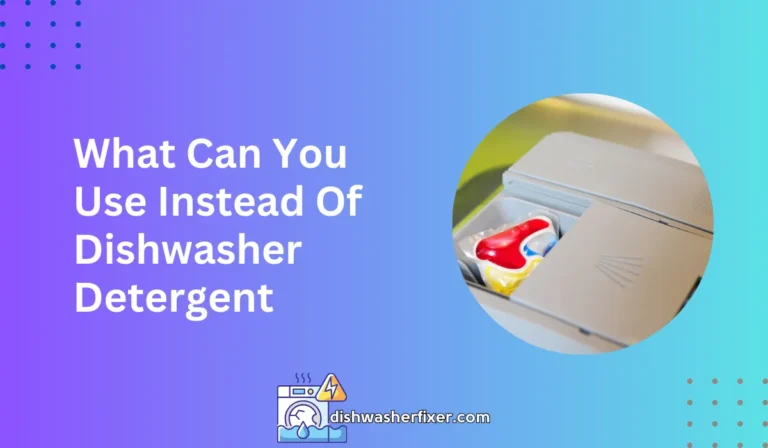 what can you use instead of dishwasher detergent