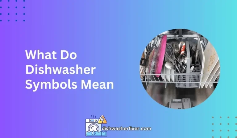 what do dishwasher symbols mean