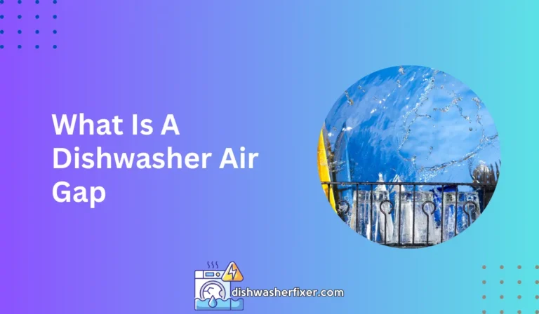 what is a dishwasher air gap