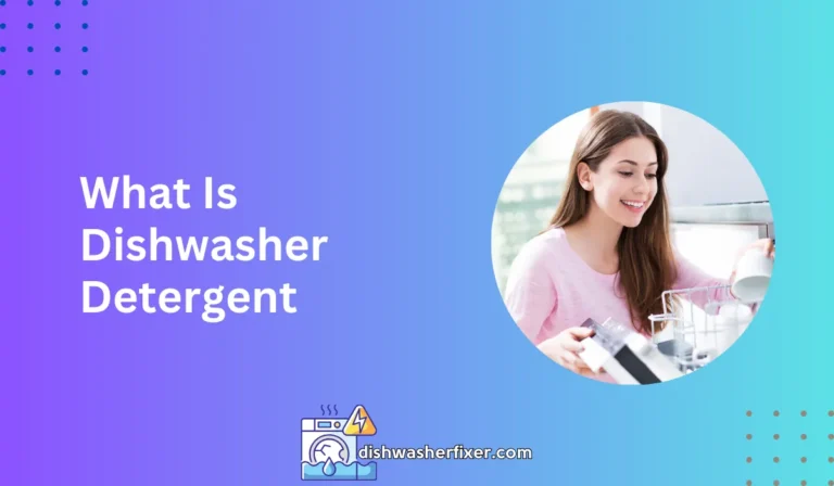 what is dishwasher detergent