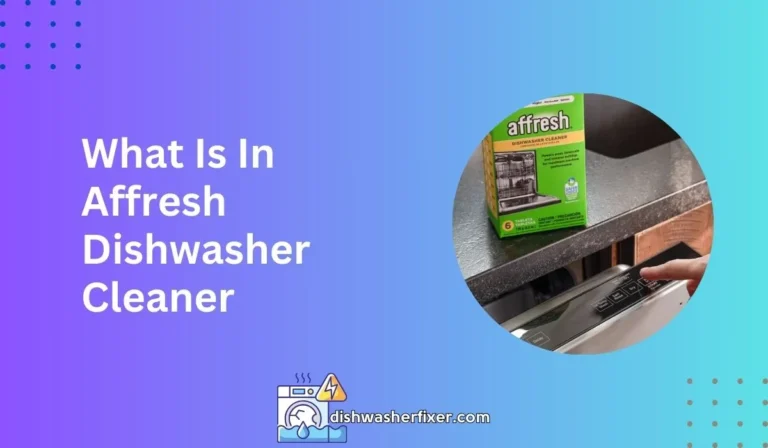 what is in affresh dishwasher cleaner