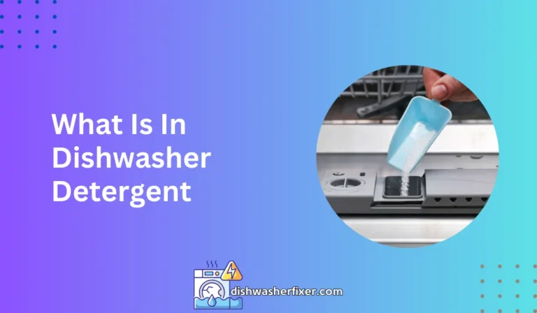 what is in dishwasher detergent