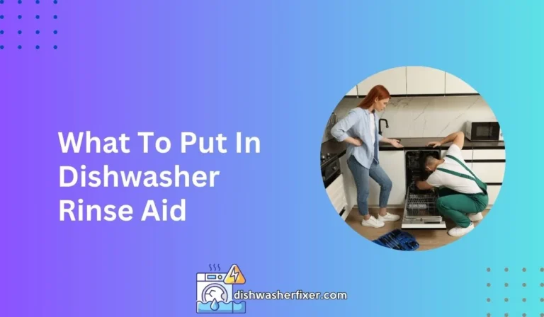 what to put in dishwasher rinse aid