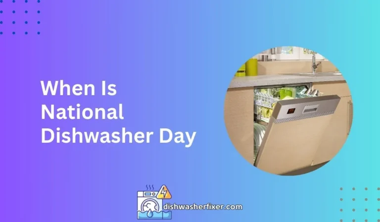 when is national dishwasher day