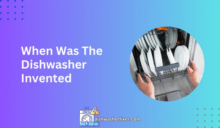 when was the dishwasher invented