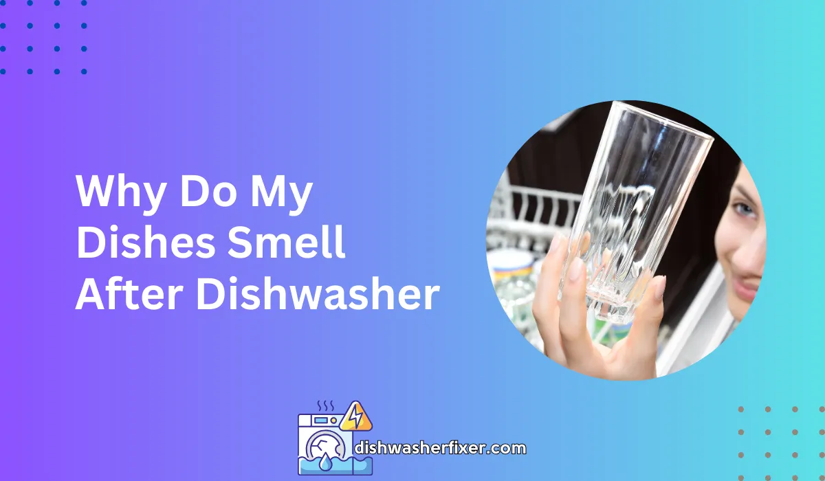 why do my dishes smell after dishwasher