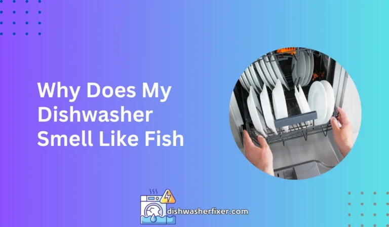 why does my dishwasher smell like fish