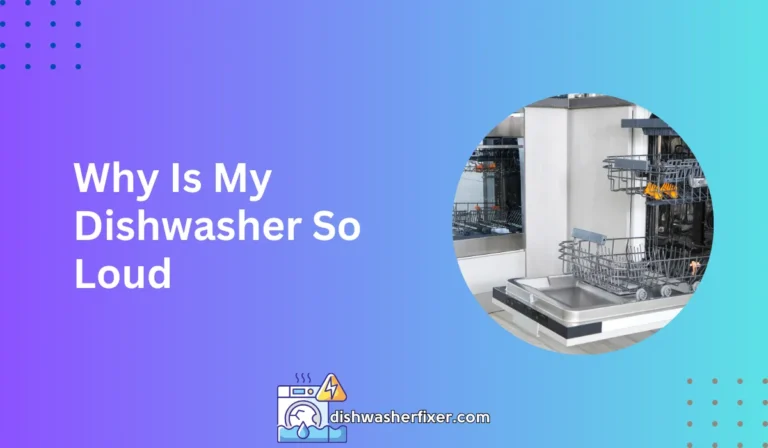 why is my dishwasher so loud